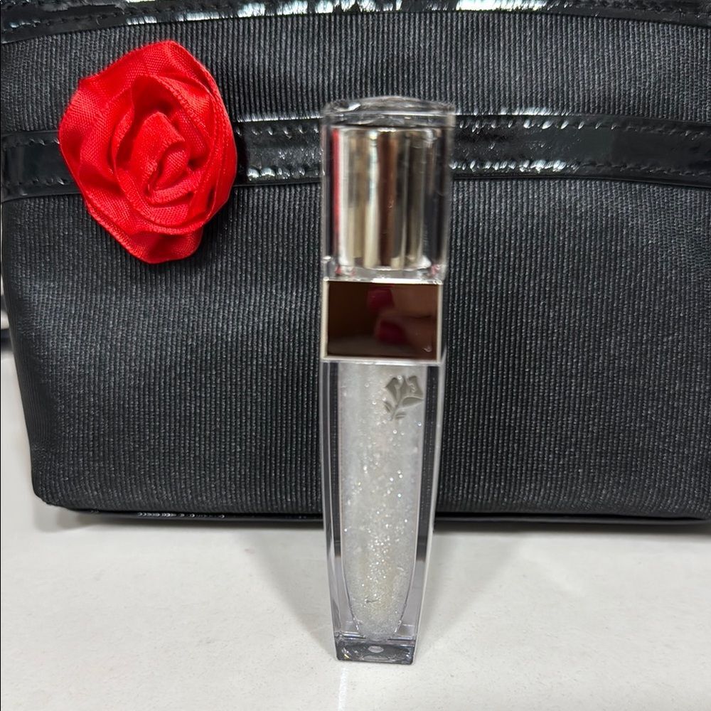 Lancome Color Fever Gloss in shade Up In Smoke Full Size Clear w/ Silver Sparkle